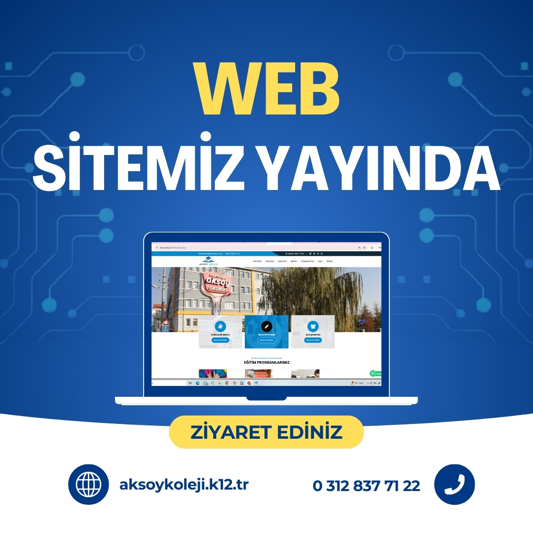 Web Sitemiz Yayında