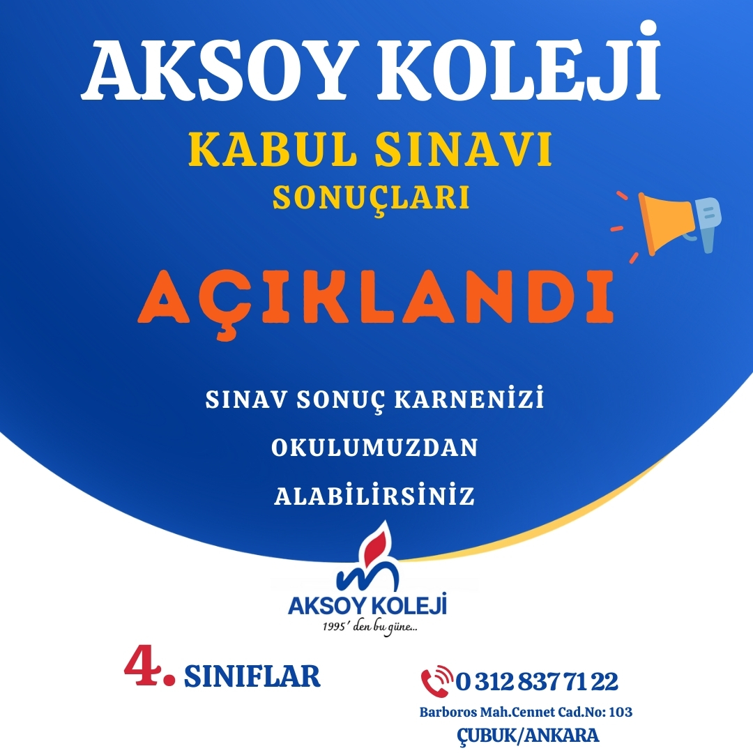 Kabul Sınavı Sonuçları Açıklandı
